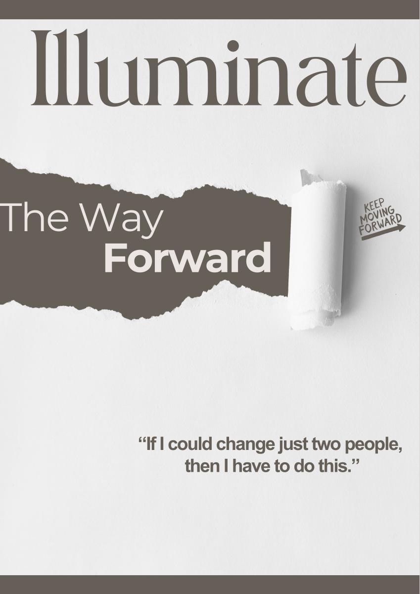 Cover of the 12-page journal Illuminate the Way Forward
